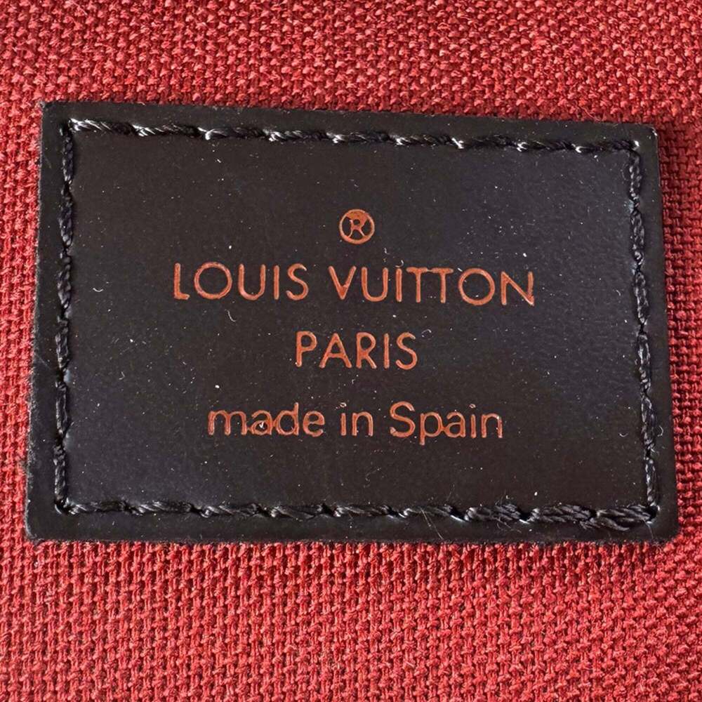 LOUIS VUITTON Authentic Brown Damier Canvas Pochette Hobo Bag - Picture 11 of 12